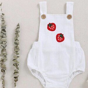 Strawberry Clothes Strawberry Birthday Outfit Berries Romper Outfit Smash cake